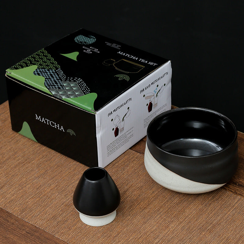 Matcha Tea Set of 2 - Half black – Thé Hidden
